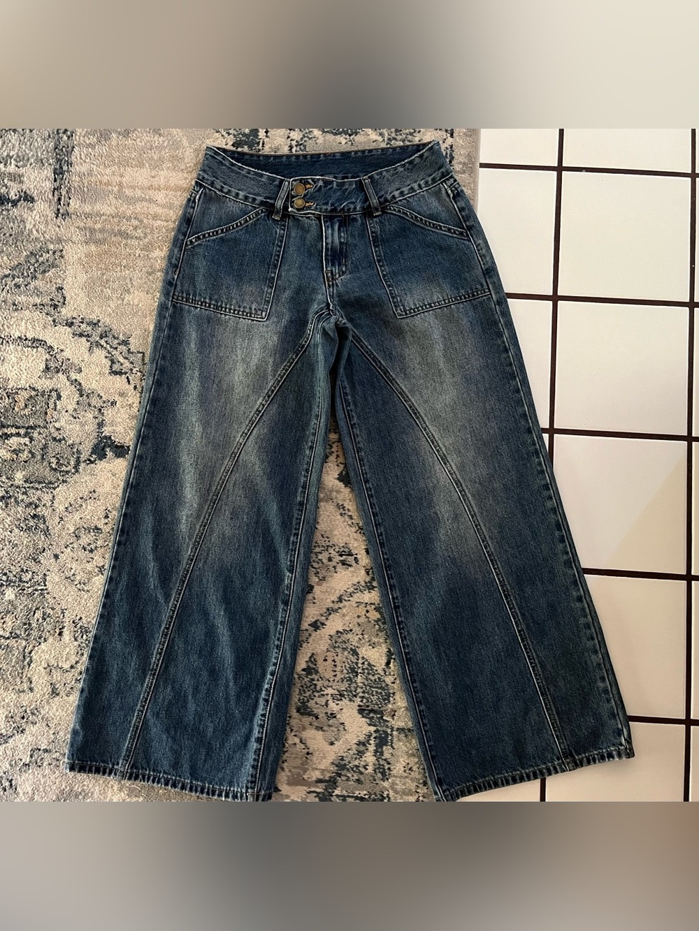 Cider Denim Low Rise Wide Leg women’s size 4